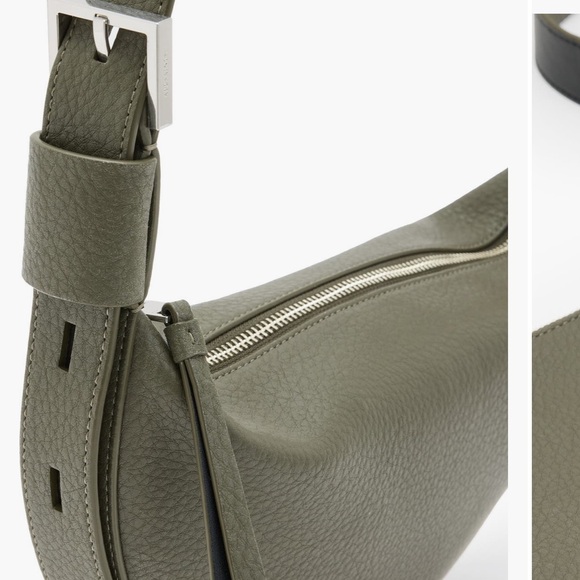 Allsaints half moon leather crossbody bag - NEW - Picture 4 of 7